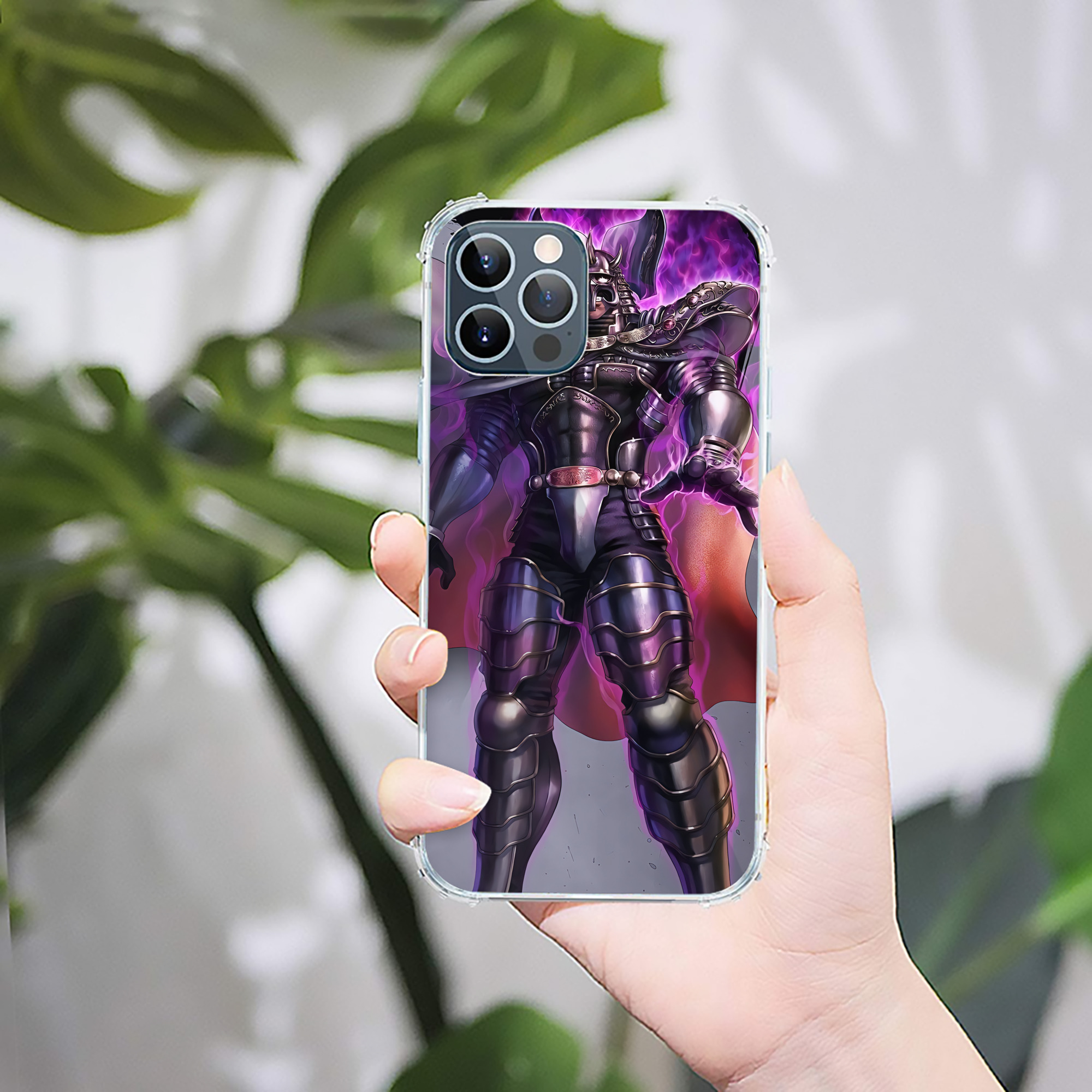 （画像用） 北斗の拳 Fist of the North Star 【iPhone 12シリーズ対応】透明スマホケース（クリアソフトケース）